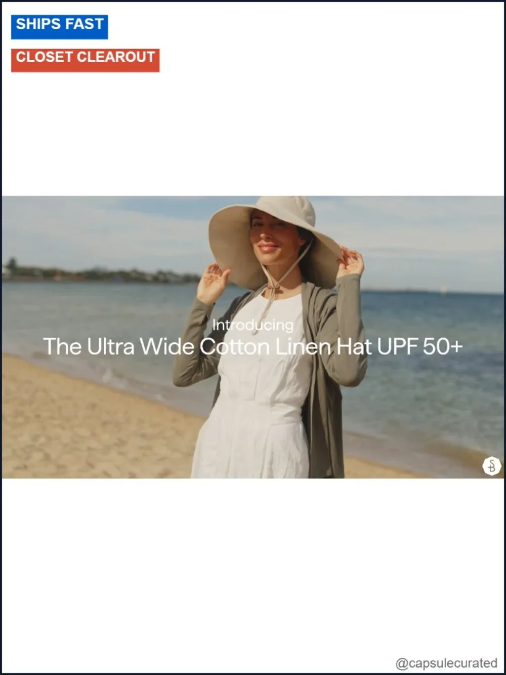 Women's Cotton Linen Ultra-Wide Brim Sun Hat UPF 50+ Packable Travel Beach